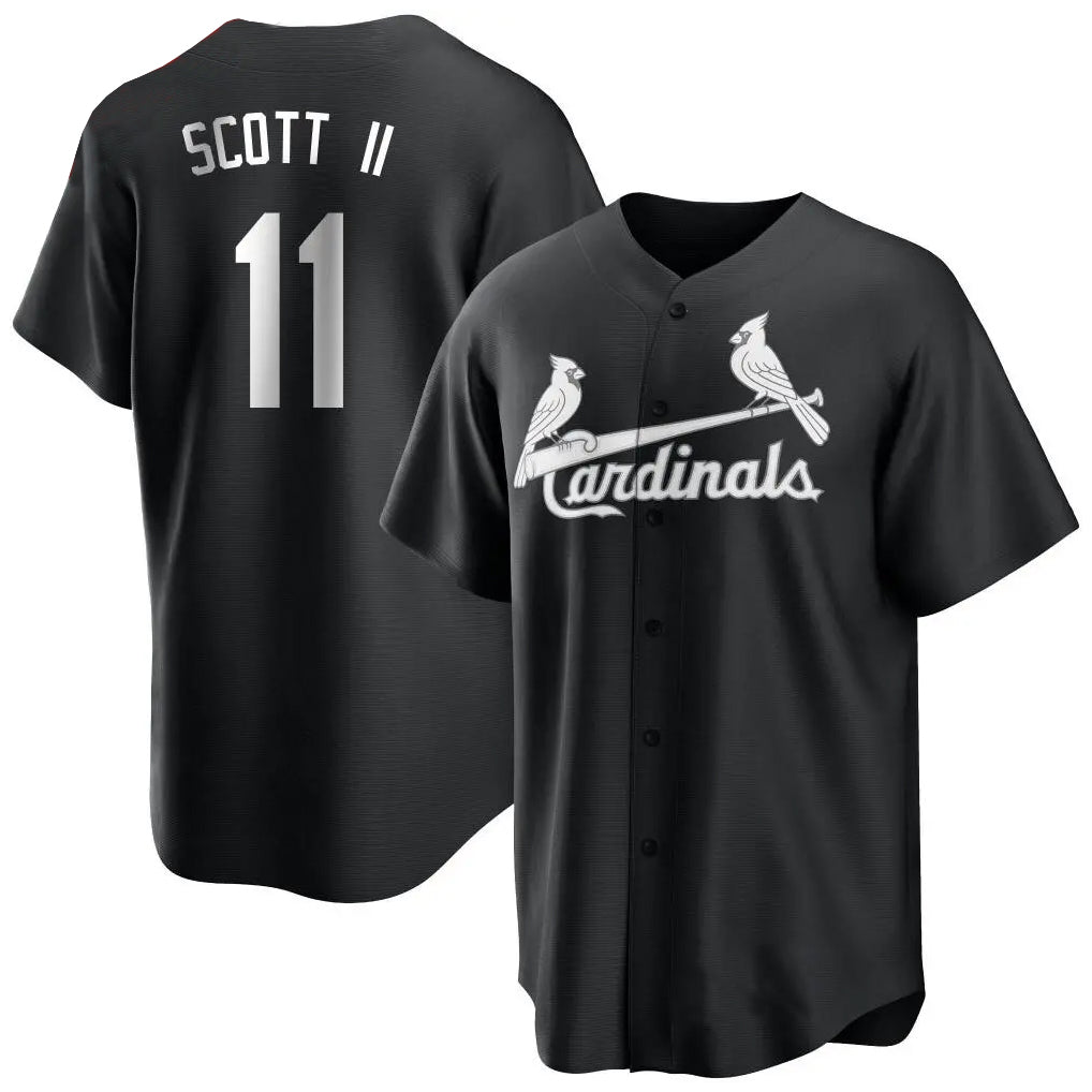 harde St. Louis Cardinals #11 Victor Scott II Player Black City Connect Home Limited Stitched Jerseys