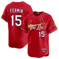 harde St. Louis Cardinals #15 Jose Fermin Player Red City Connect Limited Stitched Jerseys