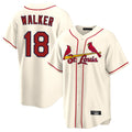 harde St. Louis Cardinals #18 Jordan Walker Player Cream Home Game Stitched Jerseys