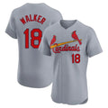 harde St. Louis Cardinals #18 Jordan Walker Player Gray Home Limited Elite Stitched Jerseys
