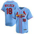 harde St. Louis Cardinals #18 Jordan Walker Player Light Blue Home Limited Stitched Jerseys