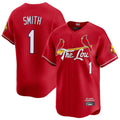 harde St. Louis Cardinals #1 Ozzie Smith Player Red City Connect Limited Stitched Jerseys