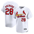harde St. Louis Cardinals #28 Nolan Arenado Player White Home Limited Stitched Jerseys