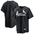 harde St. Louis Cardinals Blank Player Black Cooperstown Collection Limited Stitched Jerseys