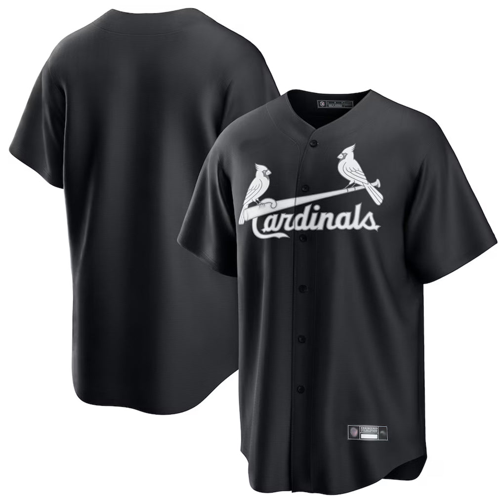harde St. Louis Cardinals Blank Player Black Cooperstown Collection Limited Stitched Jerseys