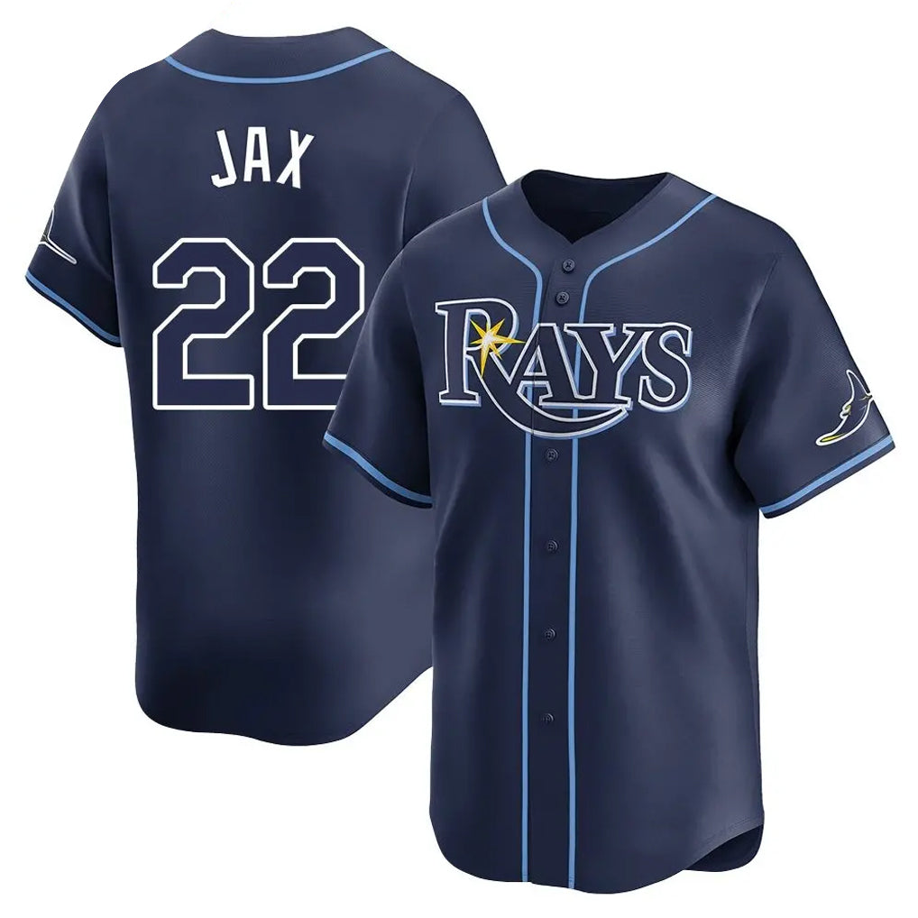 harde TB.Rays #22 Griffin Jax Player Navy Home Limited Stitched Jerseys
