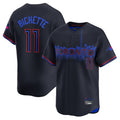 harde T.Blue Jays #11 Bo Bichette Player Black City Connect Limited Home Stitched Jerseys