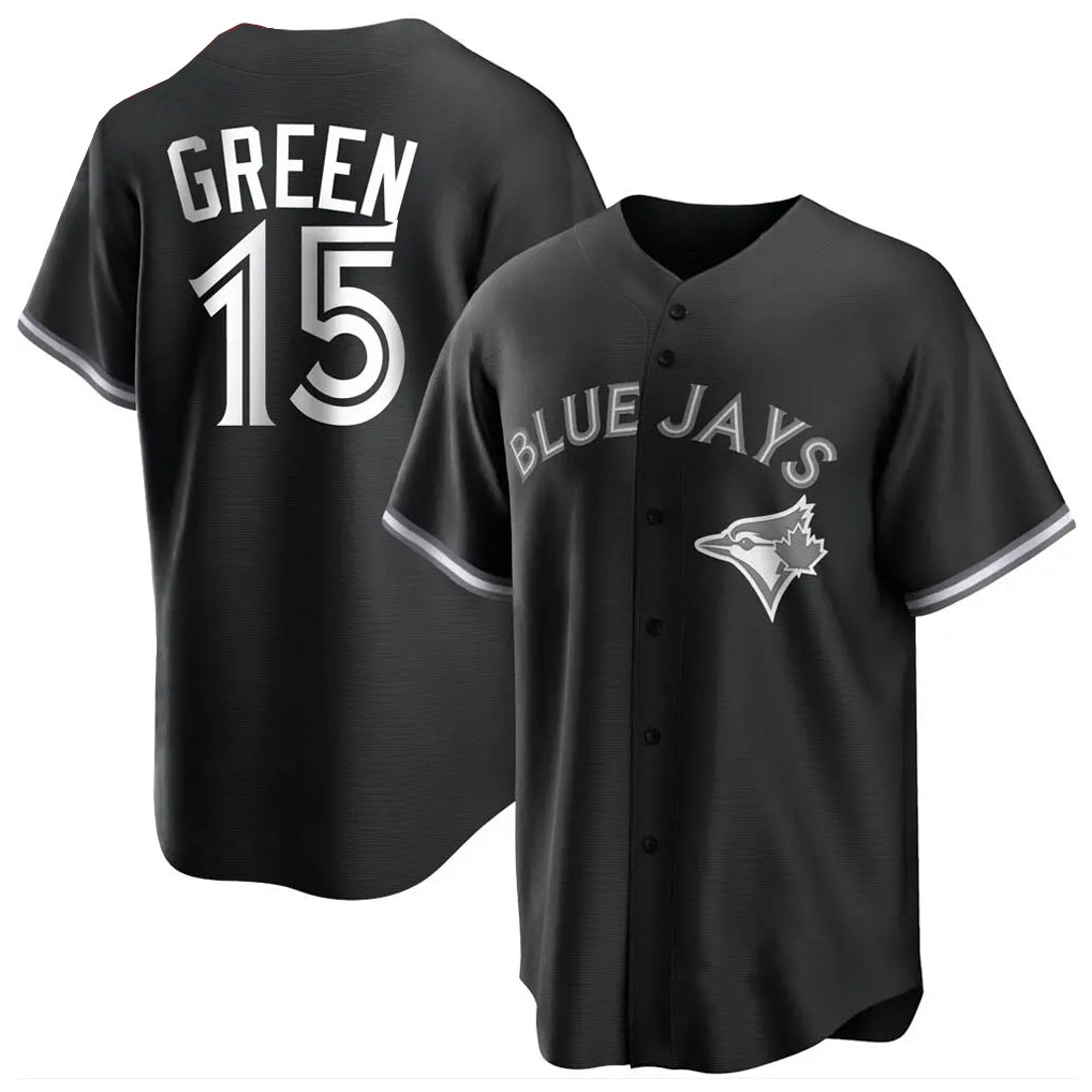 harde T.Blue Jays #15 Chad Green Player Black City Connect Limited Stitched Jerseys