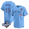 harde T.Blue Jays #15 Chad Green Player Blue 2025 World Series Game Stitched Jerseys