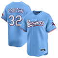 harde T.Rangers #32 Evan Carter Player Light Blue Home Limited Stitched Jerseys