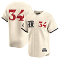 harde T.Rangers #34 Nolan Ryan Player Cream City Connect Limited Cream Stitched Jerseys