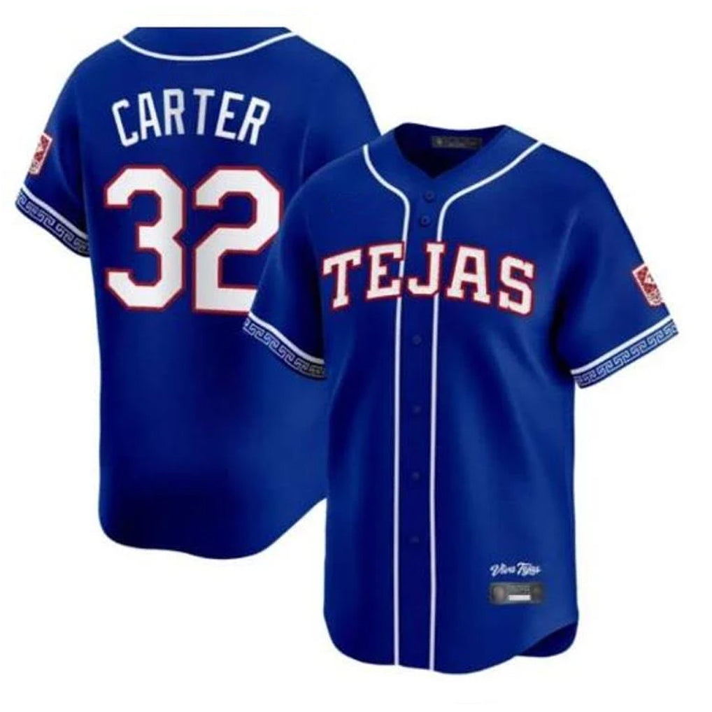 harde T.Rangers #32 Evan Carter Player Royal 2026 City Connect Premier Stitched Jerseys