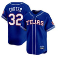 harde T.Rangers #32 Evan Carter Player Royal 2026 City Connect Premier Stitched Jerseys