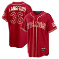 harde T.Rangers #36 Wyatt Langford Player Red 2026 City Connect Limited Stitched Jerseys