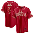 harde T.Rangers #6 Josh Jung Player Red 2026 City Connect Limited Stitched Jerseys