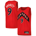 harde T.Raptors #9 RJ Barrett Red Swingman Player Jerseys - Icon Edition