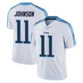harde T.Titans #11 Jermaine Johnson II Player White Limited Vapor Untouchable Home Game Stitched Jerseys