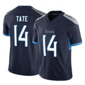 harde T.Titans #14 Carnell Tate Player Navy Limited Vapor F.U.S.E. Home Game Stitched Jerseys