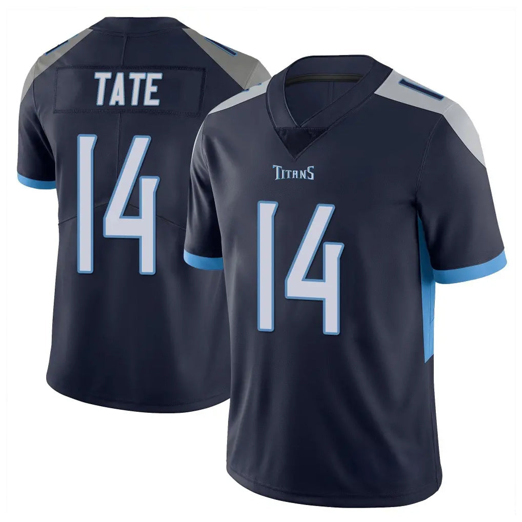 harde T.Titans #14 Carnell Tate Player Navy Limited Vapor Untouchable Home Game Stitched Jerseys