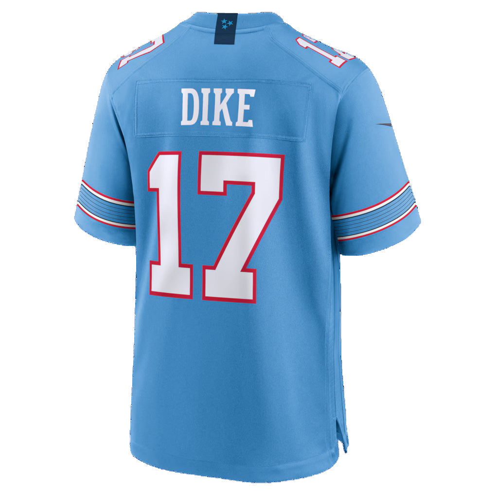 harde T.Titans #17 Chimere Dike Light Blue Team Game Stitched Jerseys