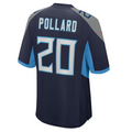 harde T.Titans #20 Tony Pollard Navy Game Player Jersey Stitched Jersey