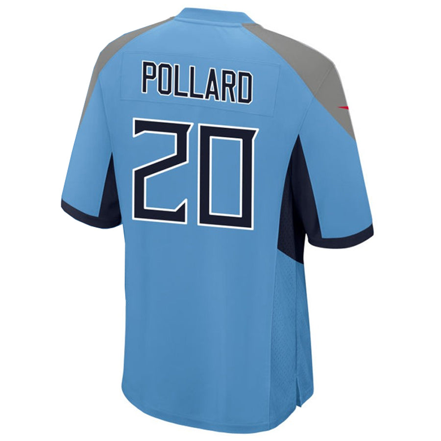 harde T.Titans #20 Tony Pollard Player Light Blue Home Game Stitched Jerseys