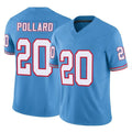 harde T.Titans #20 Tony Pollard Player Light Blue Limited Vapor F.U.S.E. Home Game Stitched Jerseys