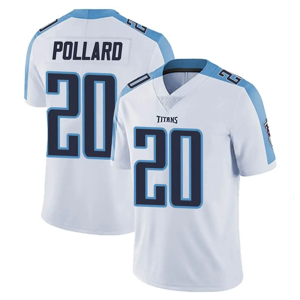 harde T.Titans #20 Tony Pollard Player White Limited Vapor Untouchable Home Game Stitched Jerseys