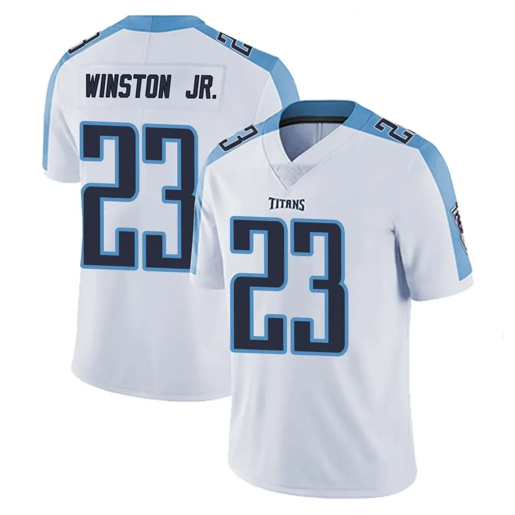 harde T.Titans #23 Kevin Winston Jr. Player White Limited Vapor Untouchable Home Game Stitched Jerseys