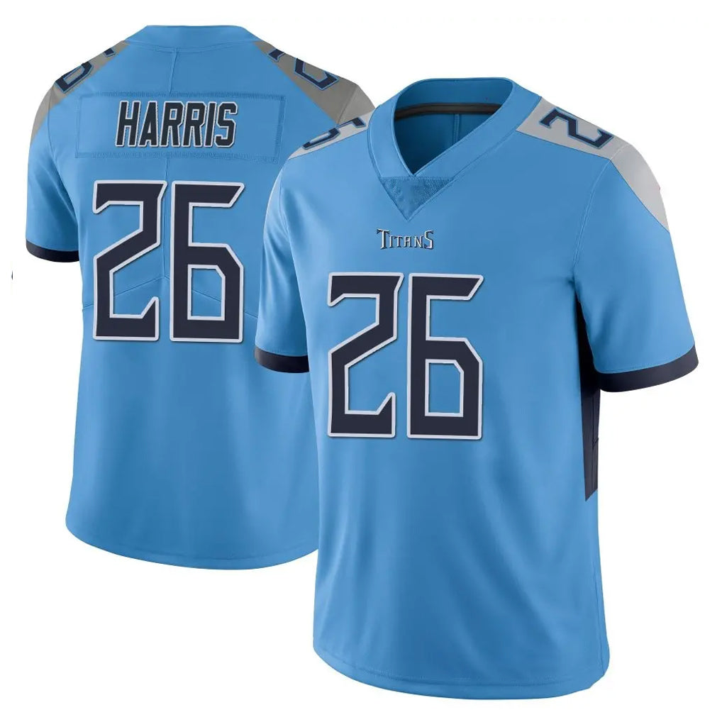 harde T.Titans #26 Marcus Harris Player Light Blue Limited Vapor Untouchable Home Game Stitched Jerseys