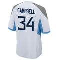 harde T.Titans #34 Earl Campbell Player White Home Game Football Jerseys