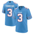 harde T.Titans #3 Tommy Townsend Player Light Blue 2026 Game Home Stitched Jerseys