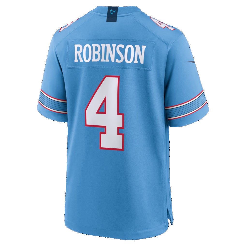 harde T.Titans #4 Wan'Dale Robinson Light Blue Team Game Stitched Jerseys