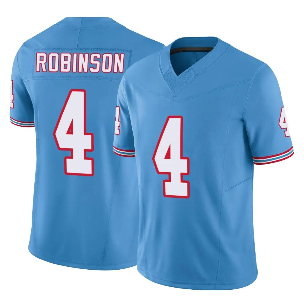 harde T.Titans #4 Wan'Dale Robinson Player Light Blue Limited Vapor F.U.S.E. Home Game Stitched Jerseys