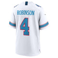 harde T.Titans #4 Wan'Dale Robinson White Game Stitched Jerseys