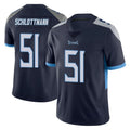 harde T.Titans #51 Austin Schlottmann Player Navy Limited Vapor Untouchable Home Game Stitched Jerseys