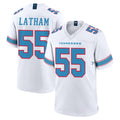 harde T.Titans #55 JC Latham Player White 2026 Game Home Stitched Jerseys