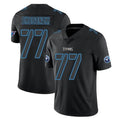 harde T.Titans #77 Peter Skoronski Player Black Impact Limited Home Game Stitched Jerseys