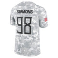 harde T.Titans #98 Jeffery Simmons Player Arctic Camo Salute To Service Limited Stitched Jerseys