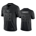harde T.Titans #98 Jeffery Simmons Player Black RFLCTV Limited Stitched Jerseys