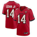 harde TB.Buccaneers #14 Chris Godwin Jr. Player Red 50th Anniversary Game Stitched Jerseys