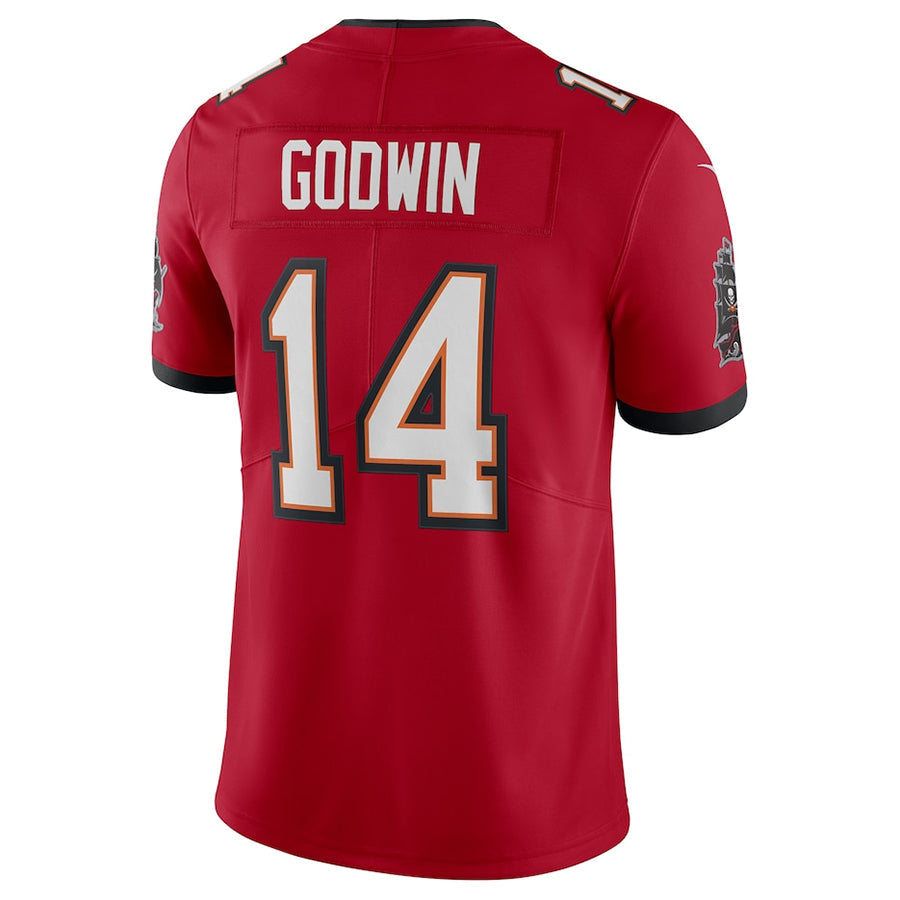harde TB.Buccaneers #14 Chris Godwin Jr. Player Red Vapor Limited Stitched Jerseys