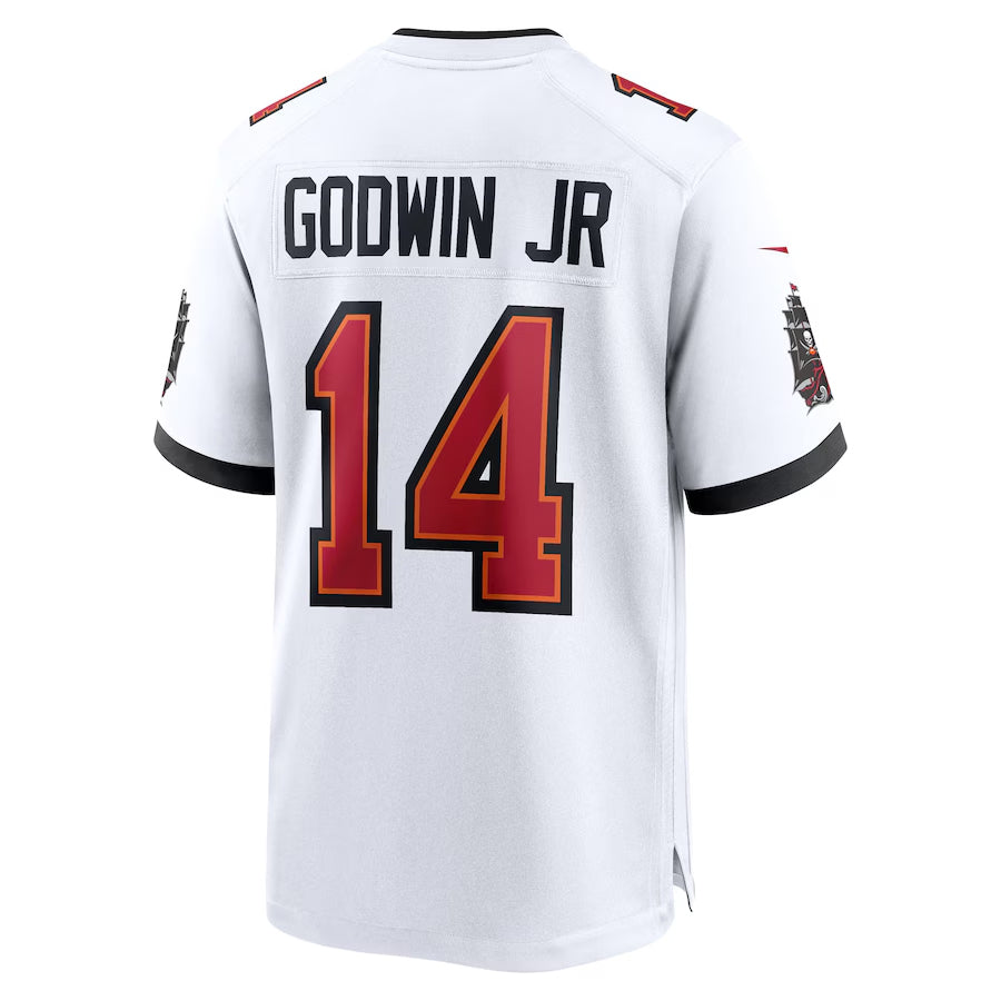 harde TB.Buccaneers #14 Chris Godwin Jr. Player White Game Home Stitched Jerseys
