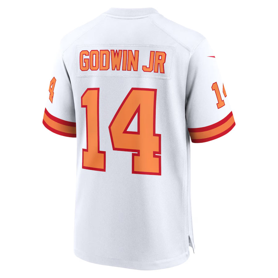 harde TB.Buccaneers #14 Chris Godwin Jr. Player White Home Game Stitched Jerseys