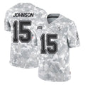 harde TB.Buccaneers #15 Tez Johnson Player Arctic Camo Limited Salute To Service Home Game Stitched Jerseys