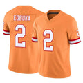 harde TB.Buccaneers #2 Emeka Egbuka Player Orange Vapor F.U.S.E. Limited Stitched Jerseys