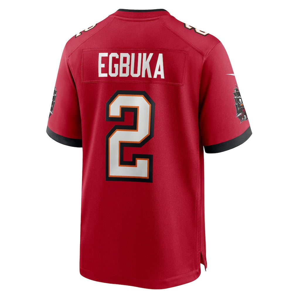 harde TB.Buccaneers #2 Emeka Egbuka Player Red Home Game Stitched Jerseys