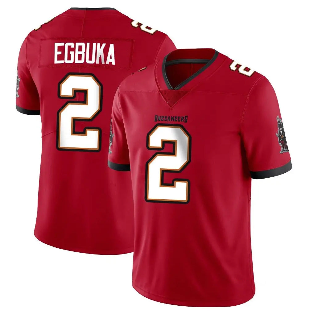 harde TB.Buccaneers #2 Emeka Egbuka Player Red Limited Vapor Home Game Stitched Jerseys