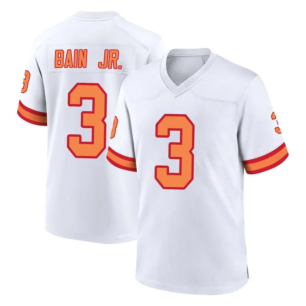 harde TB.Buccaneers #3 Rueben Bain Jr. Player White '76 Home Game Stitched Jerseys