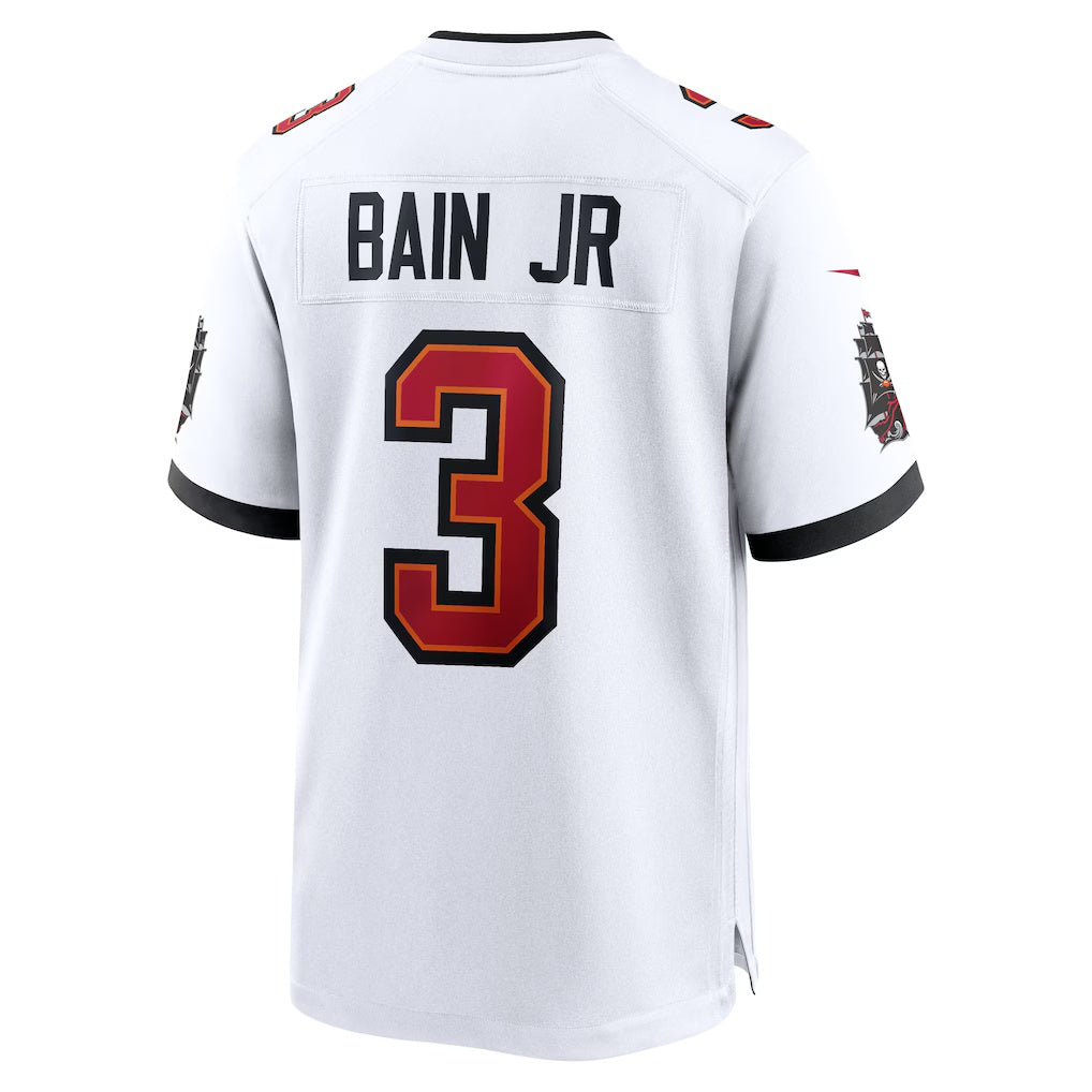 harde TB.Buccaneers #3 Rueben Bain Jr. White Game Stitched Jerseys